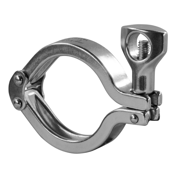 Steel & Obrien 4" Tri-Clamp Heavy Duty Double Pin Clamp - 304SS 13MHHM-DP-4-304